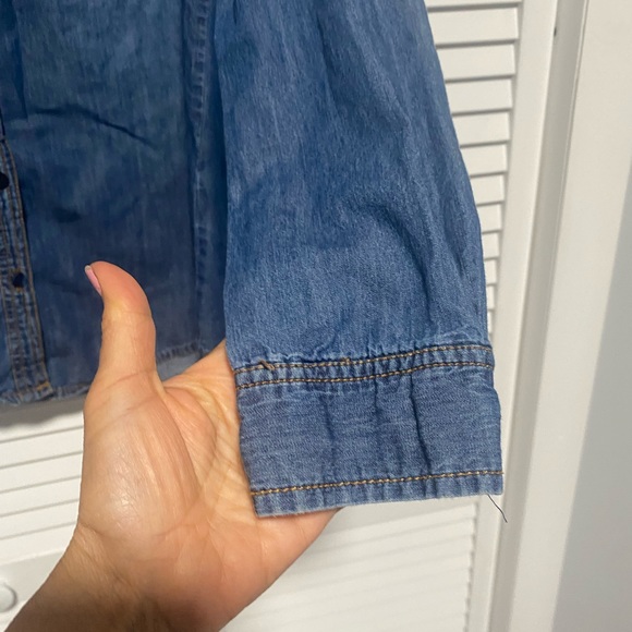 C Sonó Women’s Denim Buttons down Shirt Size Medium - Picture 5 of 7